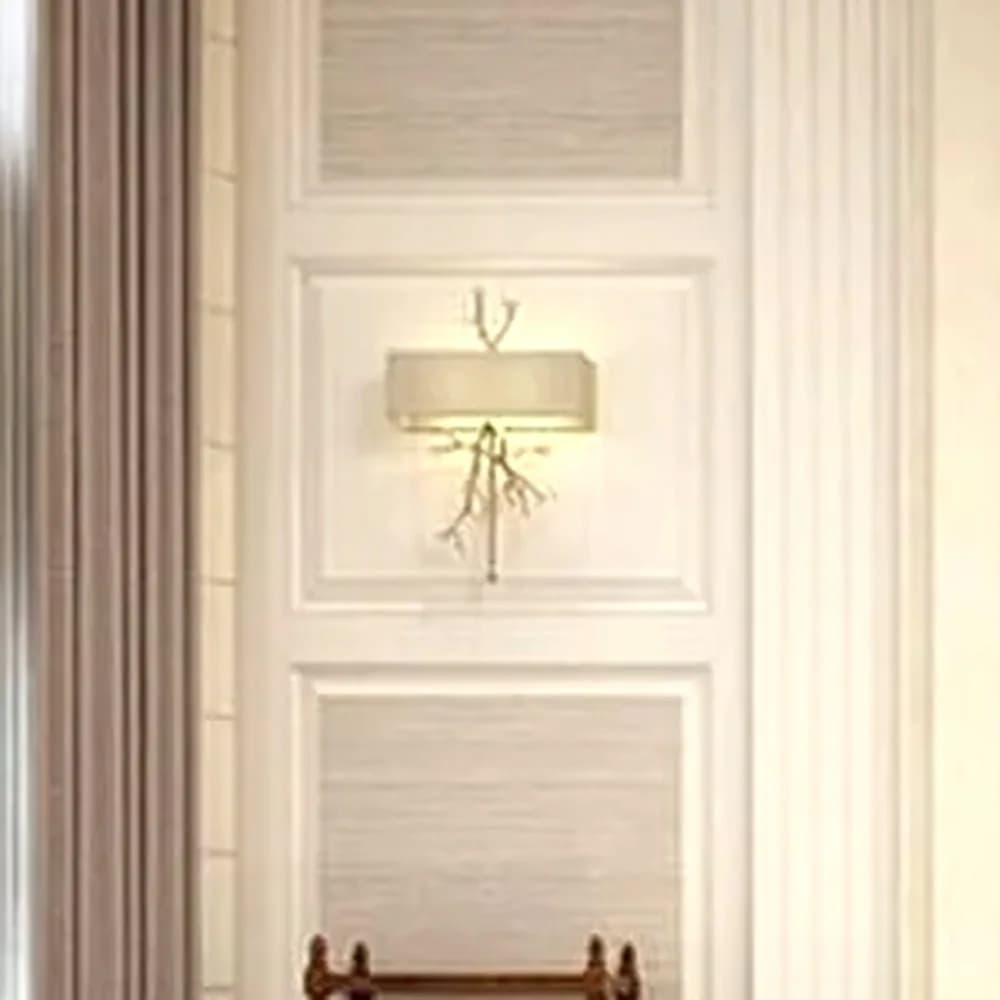 Jaali brass wall light — detail