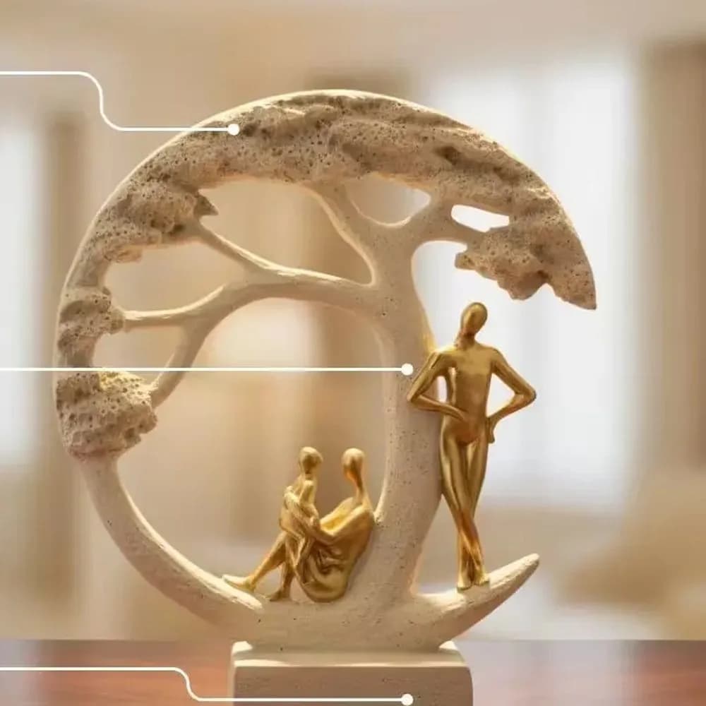 Moonlit couple sculpture — Jaipur Collection