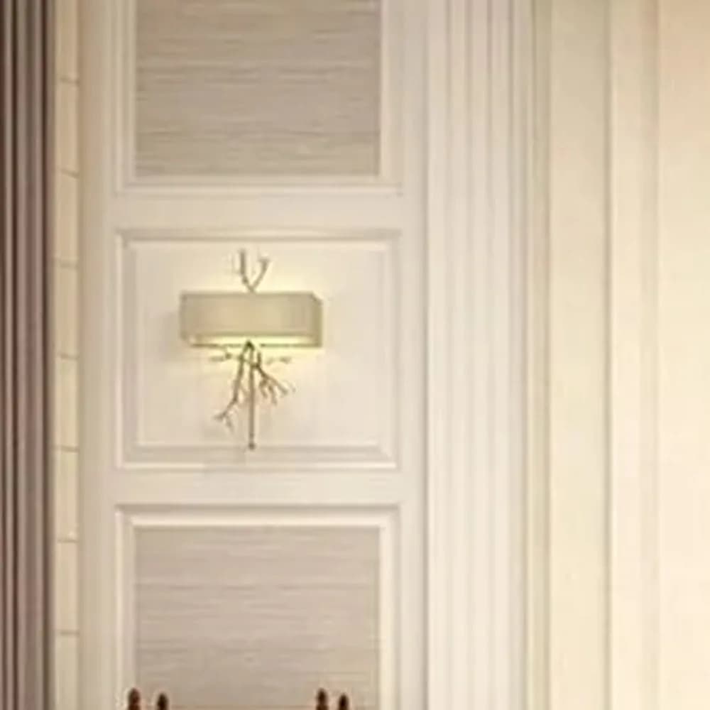 Fluted glass wall sconce, pair — Nordic Line