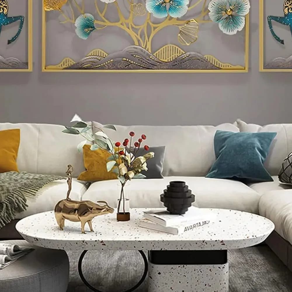 Cloud modular sectional, ivory boucle — Coastal Series