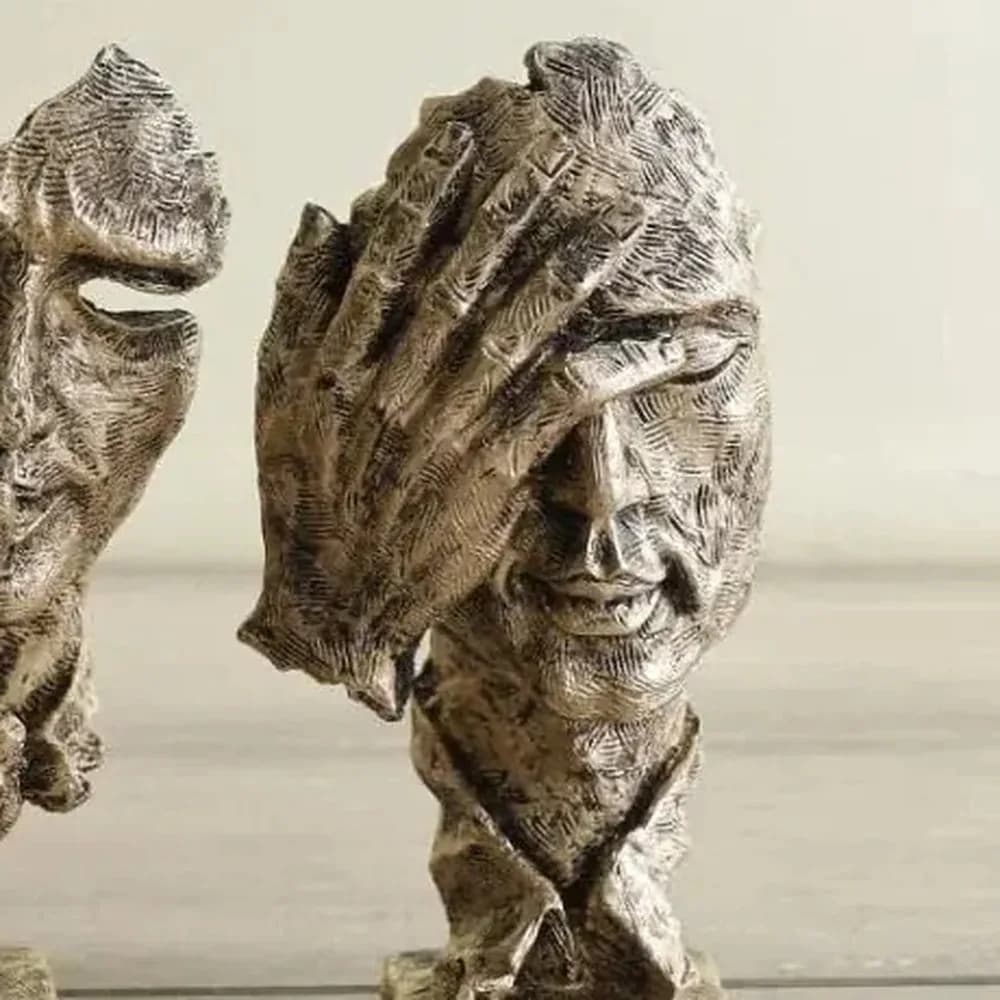 Hush resin face bust — Jaipur Collection