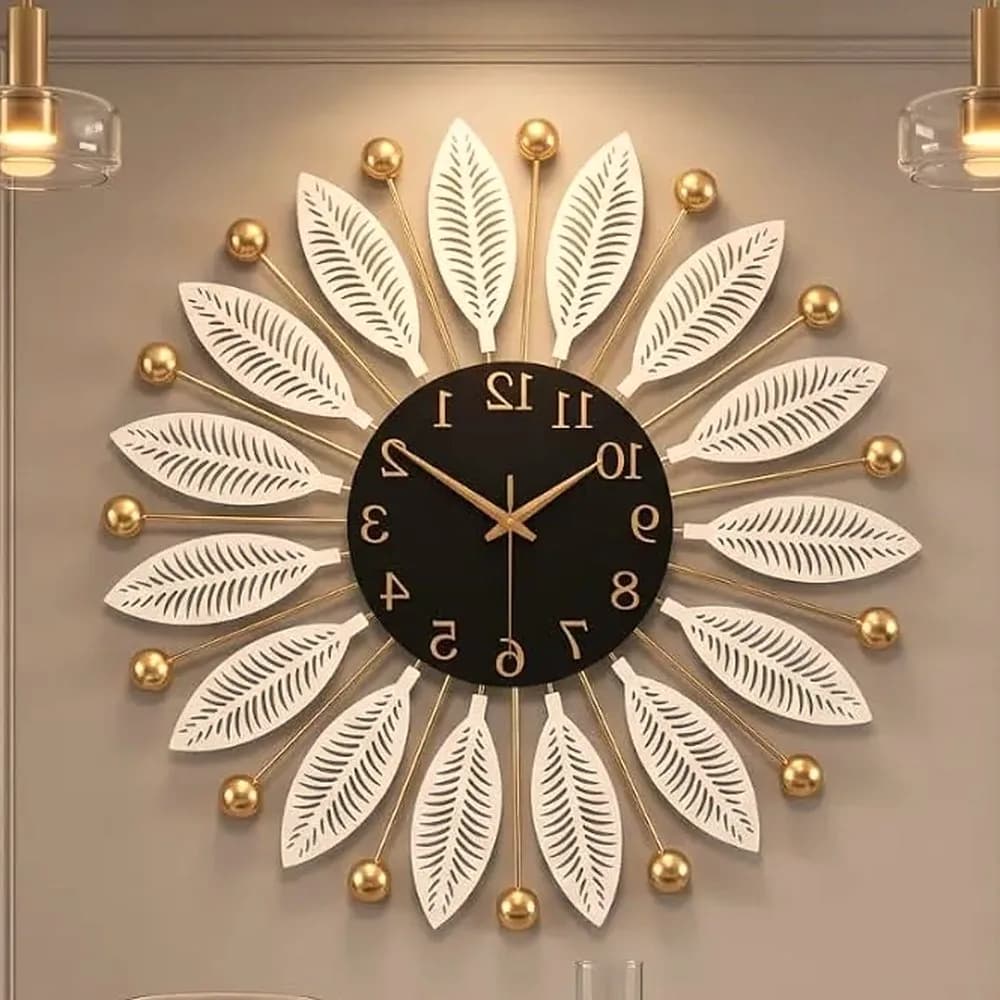 Surya sunburst clock, 60 cm — Jaipur Collection