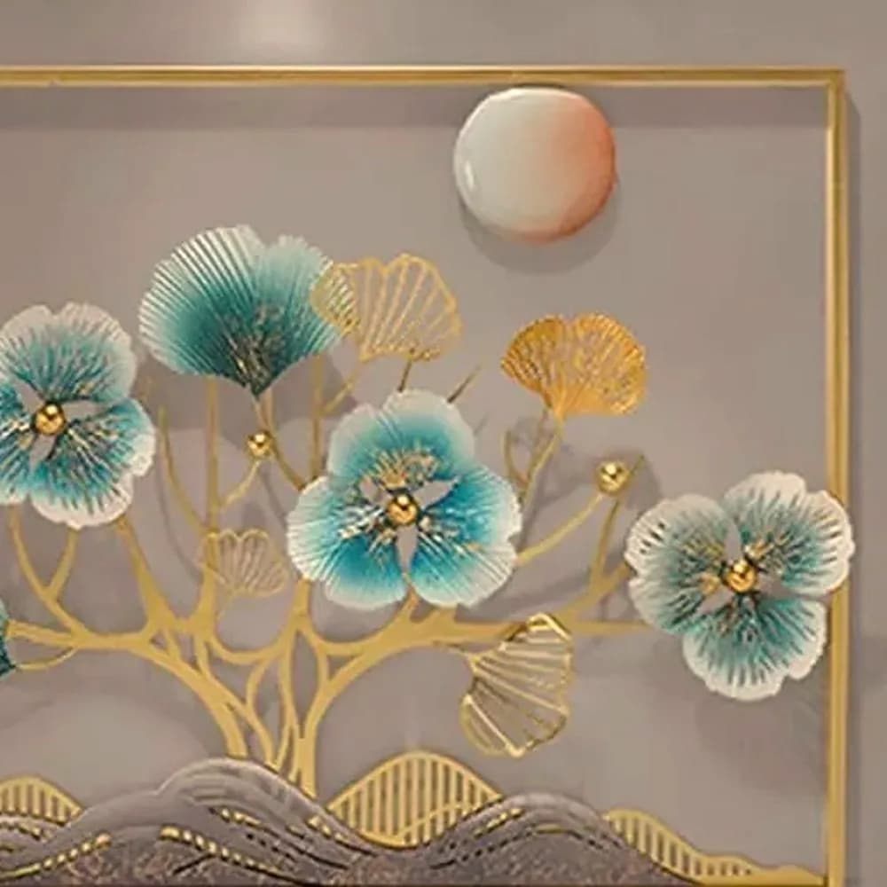 Kamal blossom framed panel — Jaipur Collection