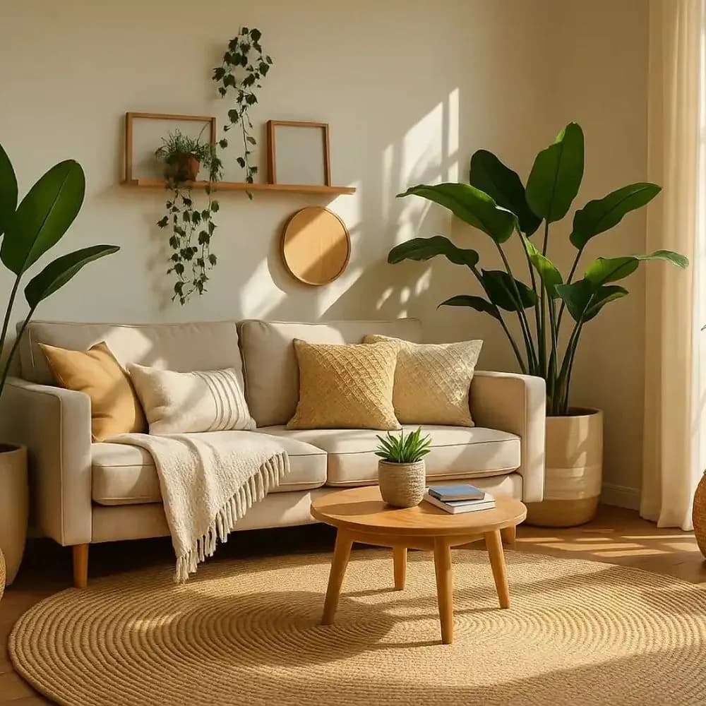 Oat linen loveseat — Heritage Edit — detail