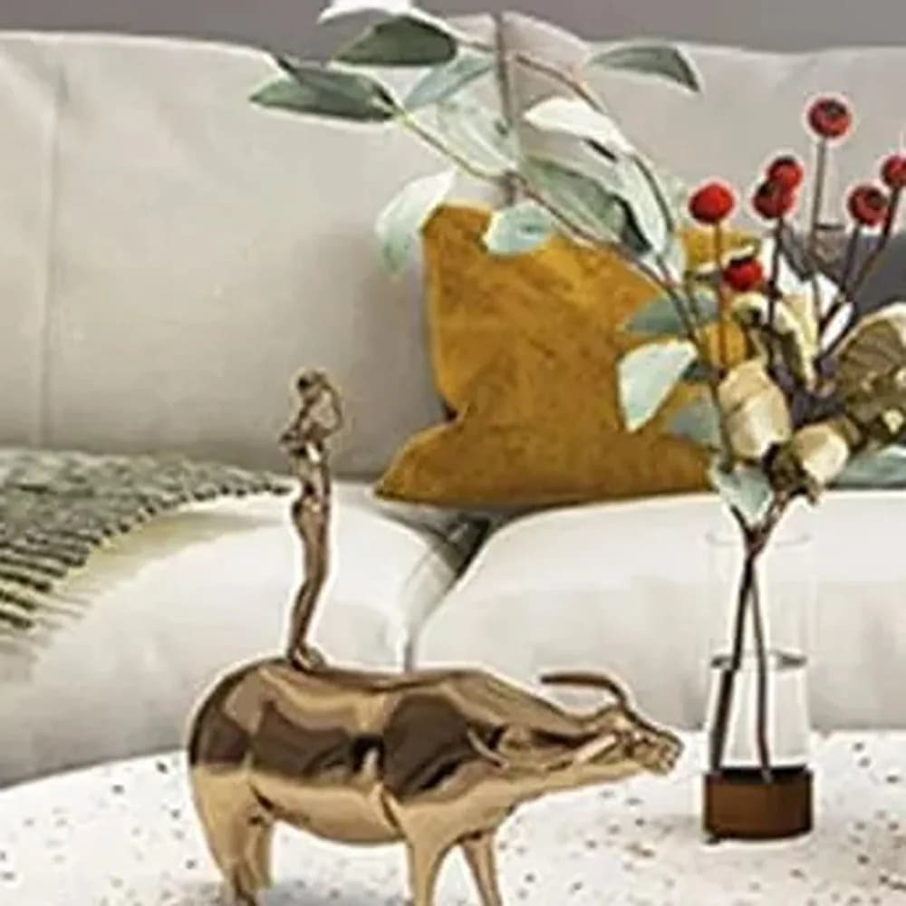 Brass deer figurine — Nordic Line