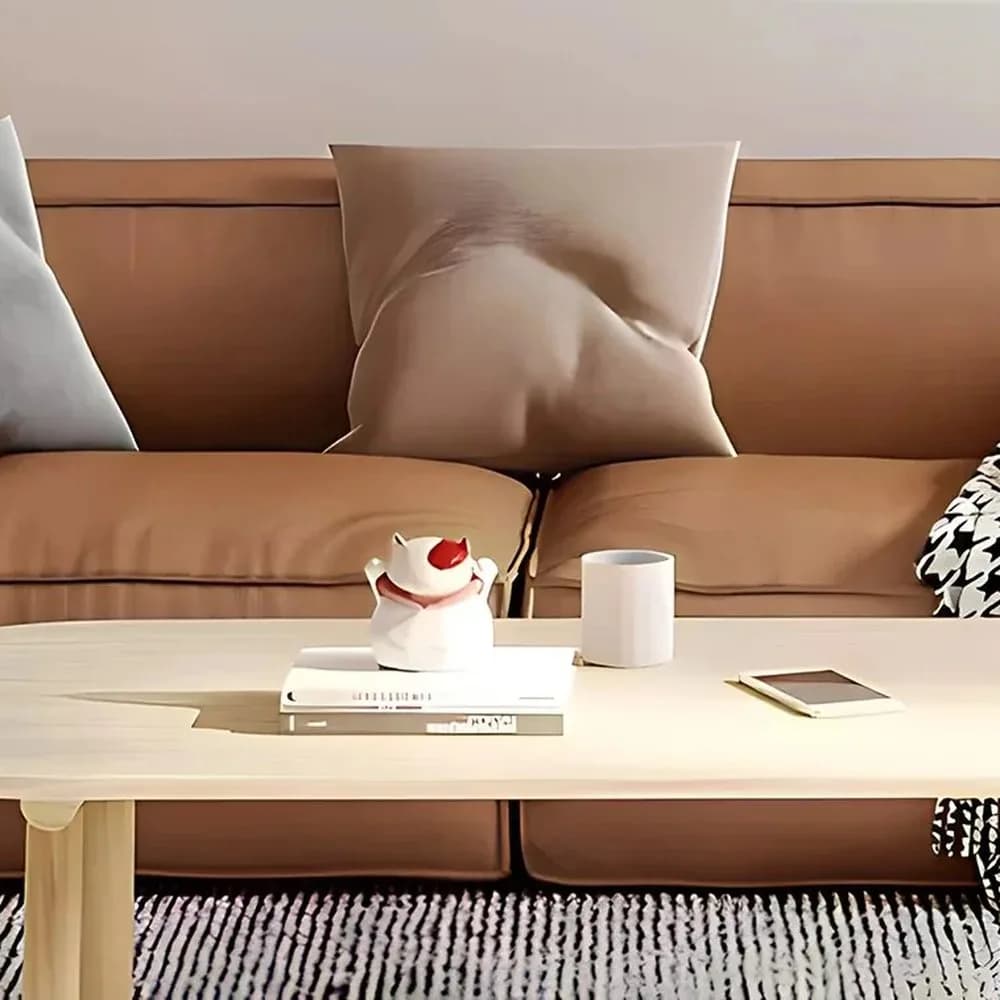 Ivory oval coffee table — Nordic Line