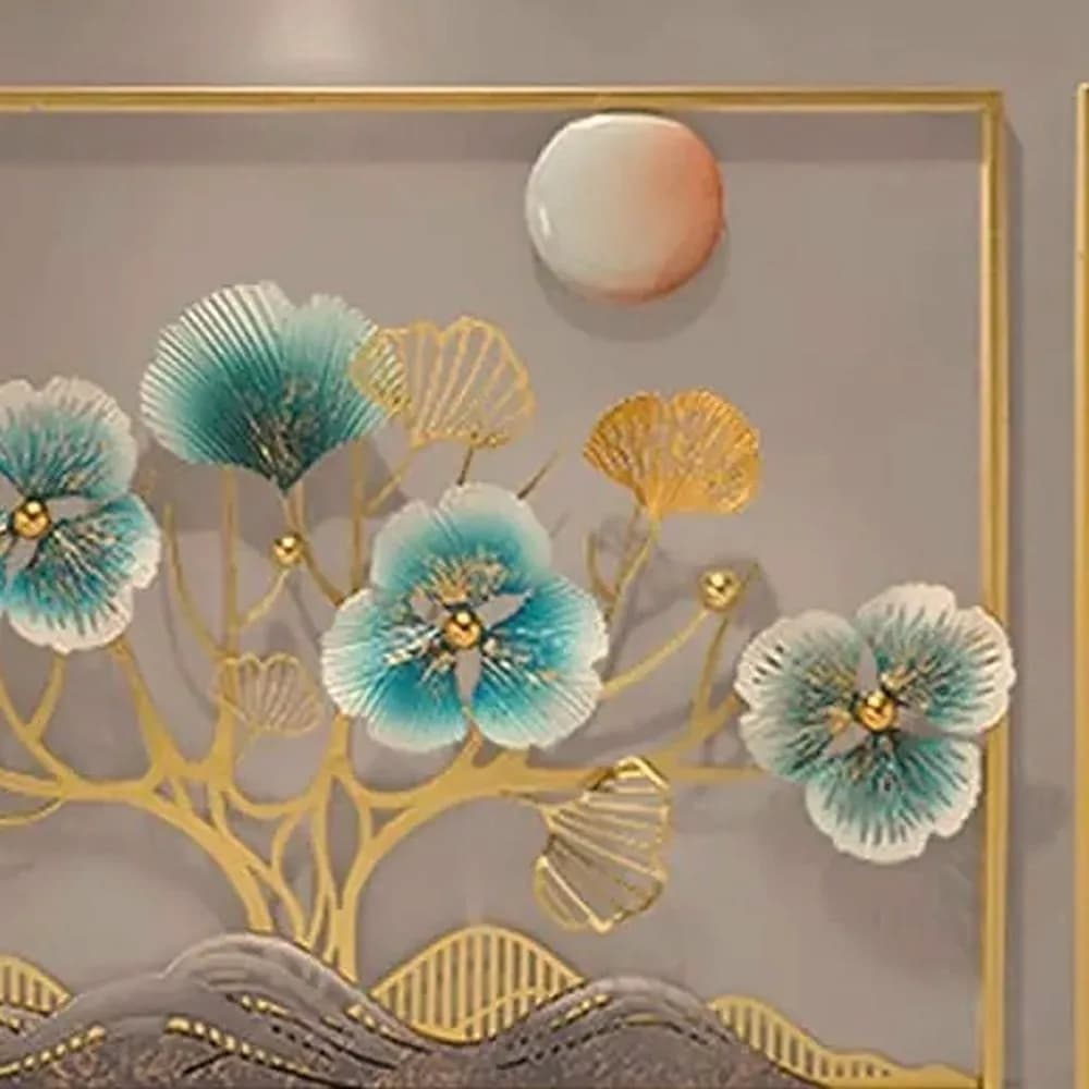 Kamal blossom framed panel