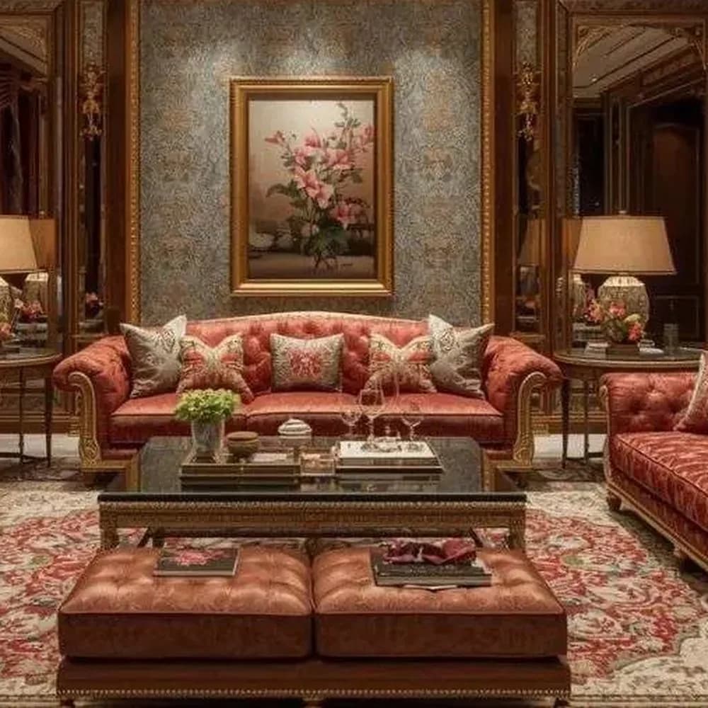 Hand-knotted Persian-style wool rug — Nordic Line