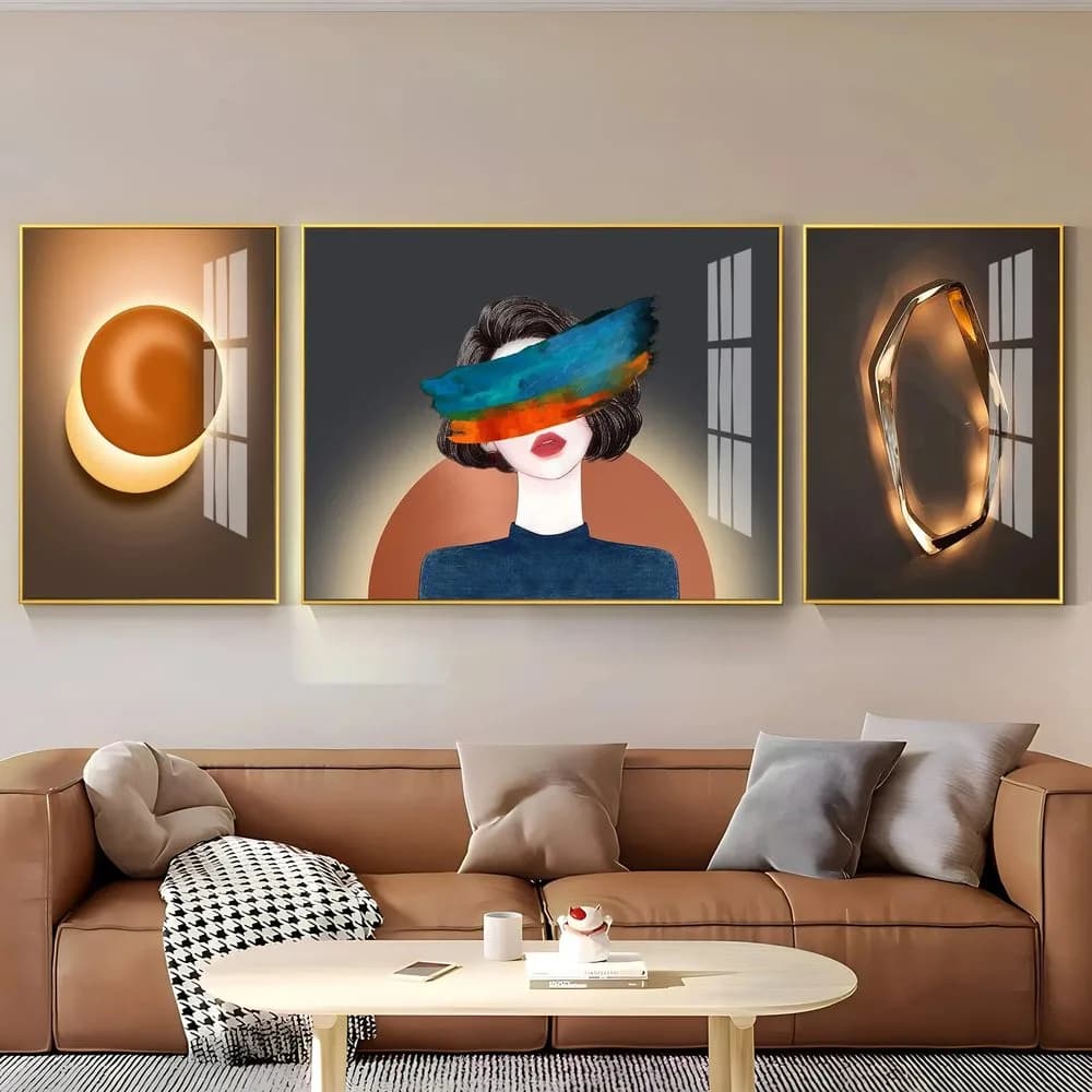 Eclipse backlit canvas — Heritage Edit — detail