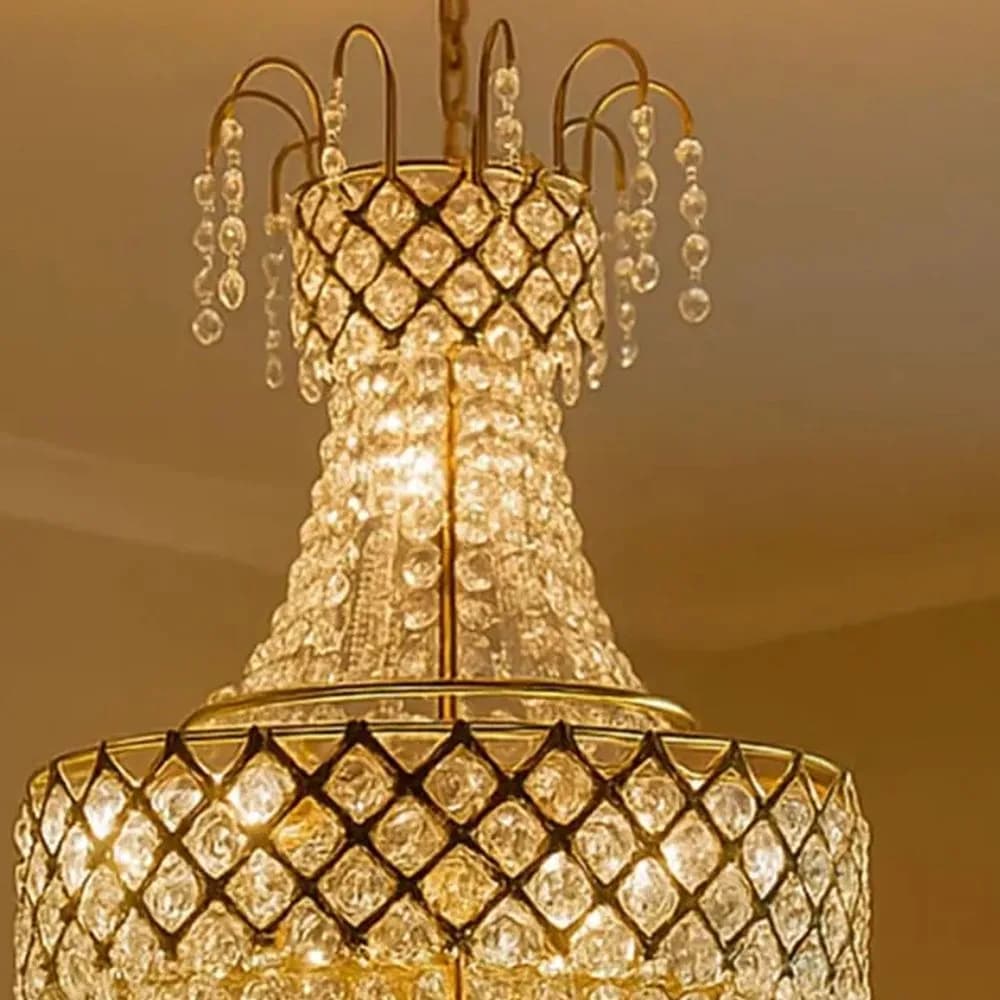 Shehnai crystal cascade pendant — Coastal Series