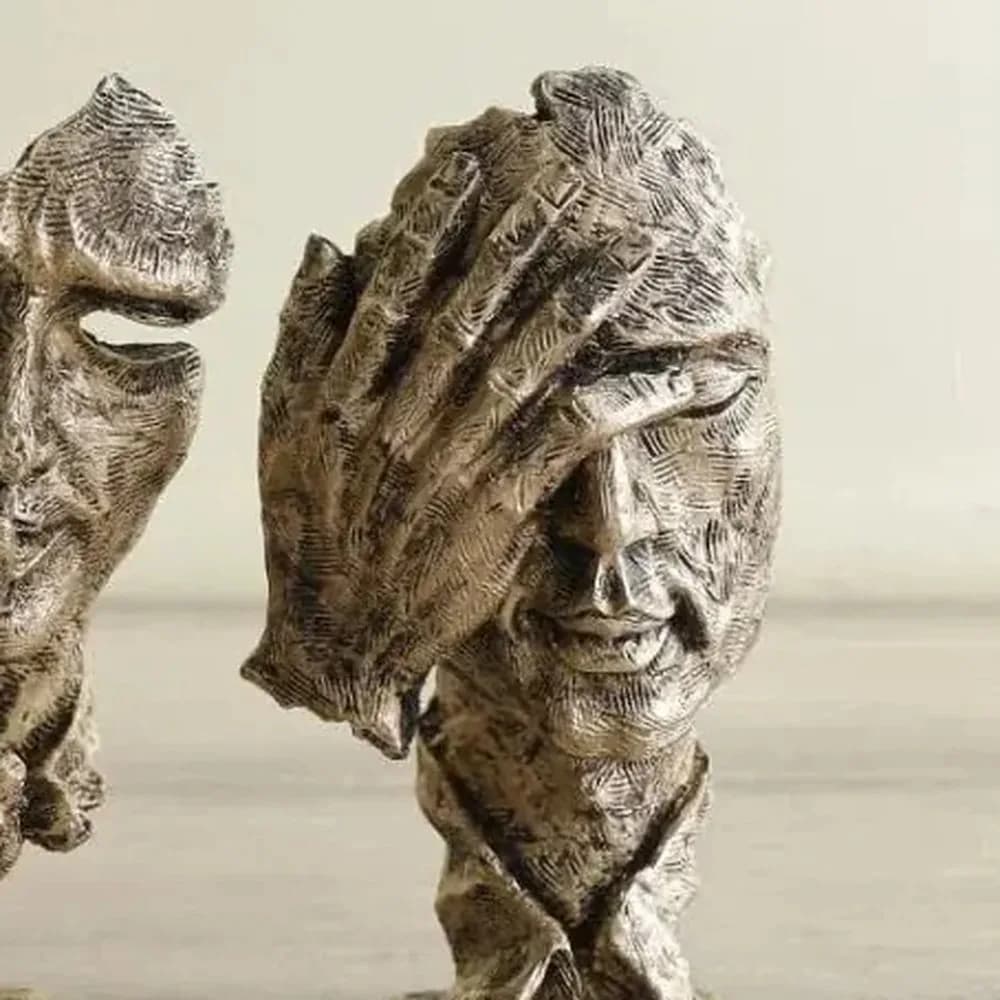 Hush resin face bust — Coastal Series