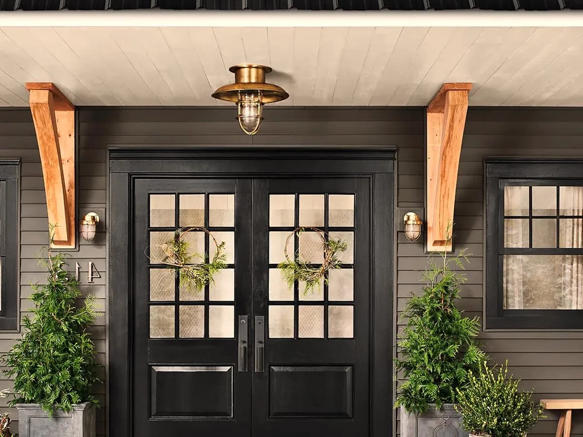 Facade detail — Independent house for rent in Gomti Nagar